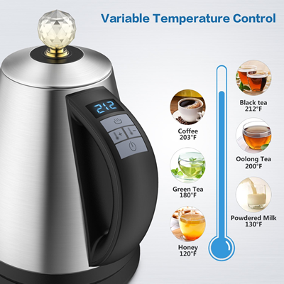 elechomes kettle temperature control