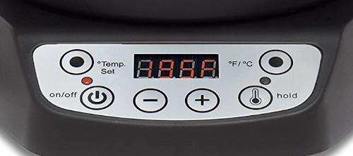 temperature control panel 