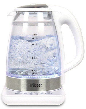 Tribest temperature controlled electric kettle