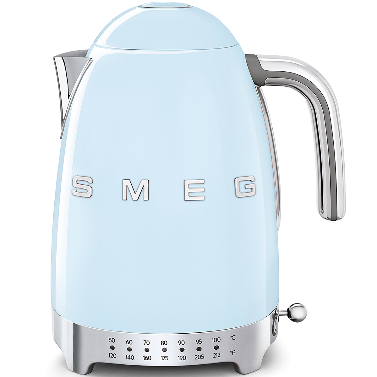 Smeg blue adjustable temperature kettle